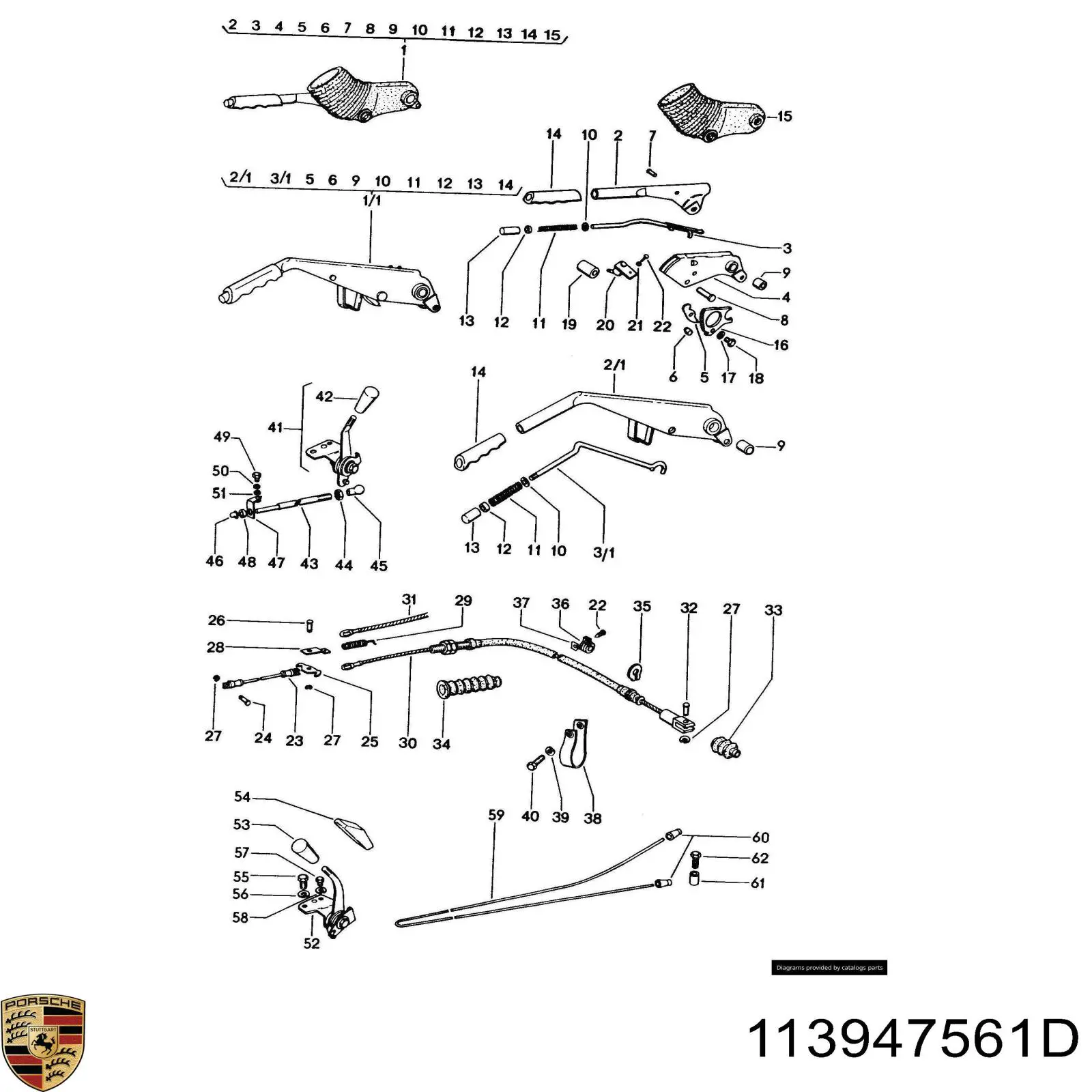 Датчик закривання дверей (кінцевий вимикач) 113947561D Porsche