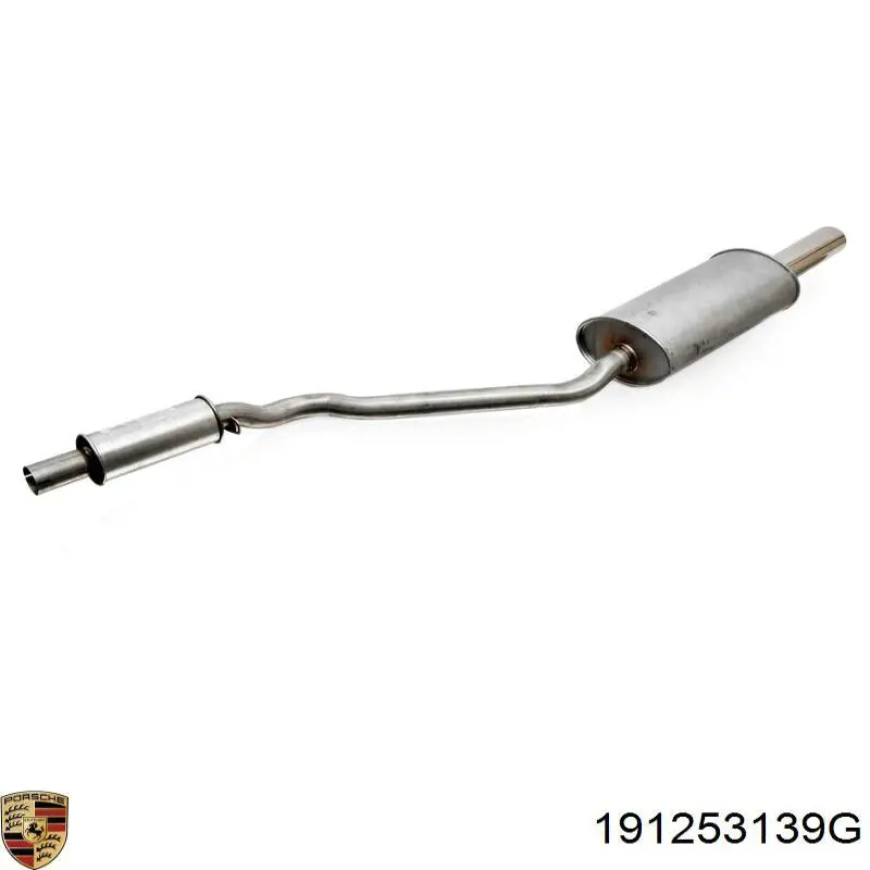 Кронштейн/хомут глушника, передній 191253139G Porsche