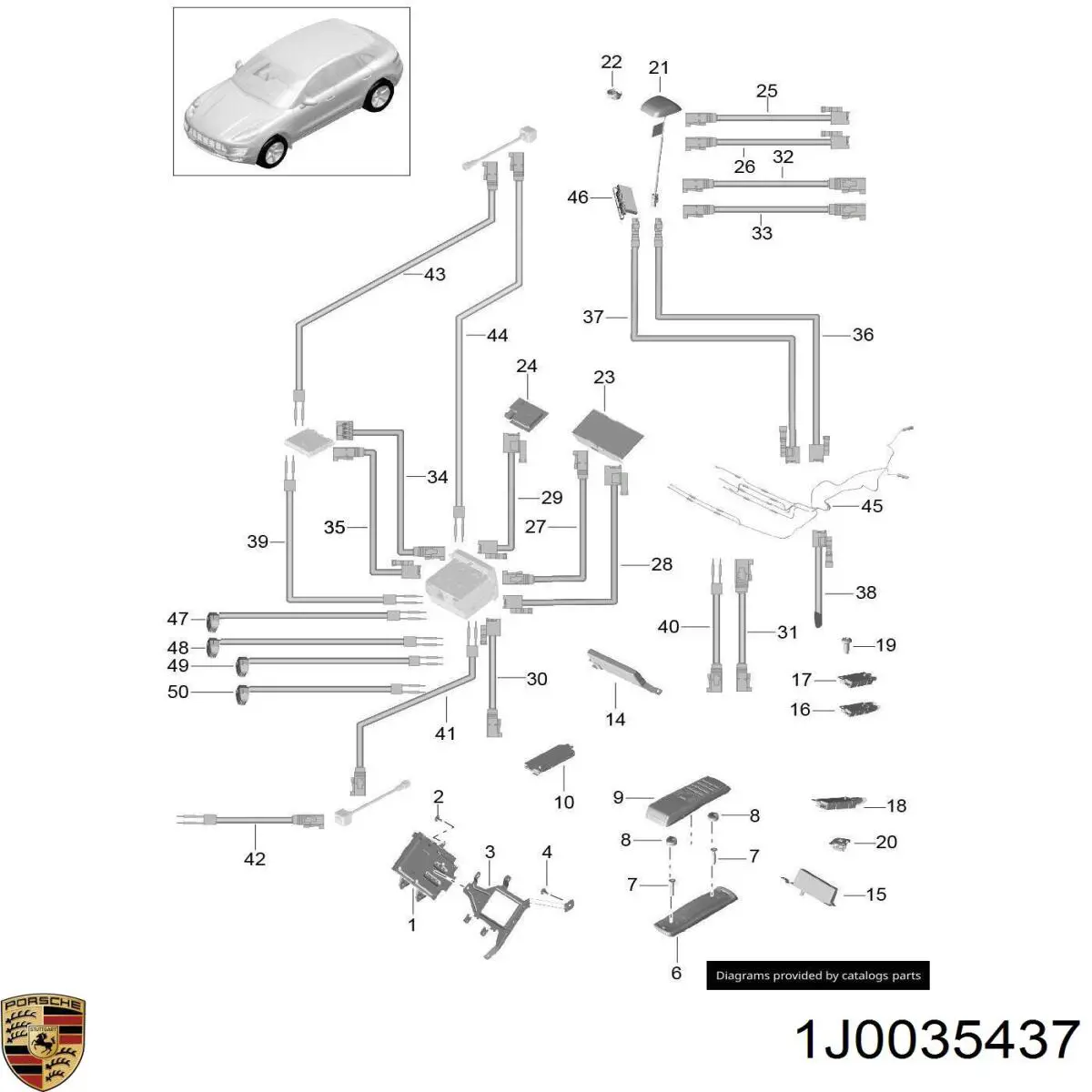  Porsche 1J0035437 ціна, від 1.80 USD