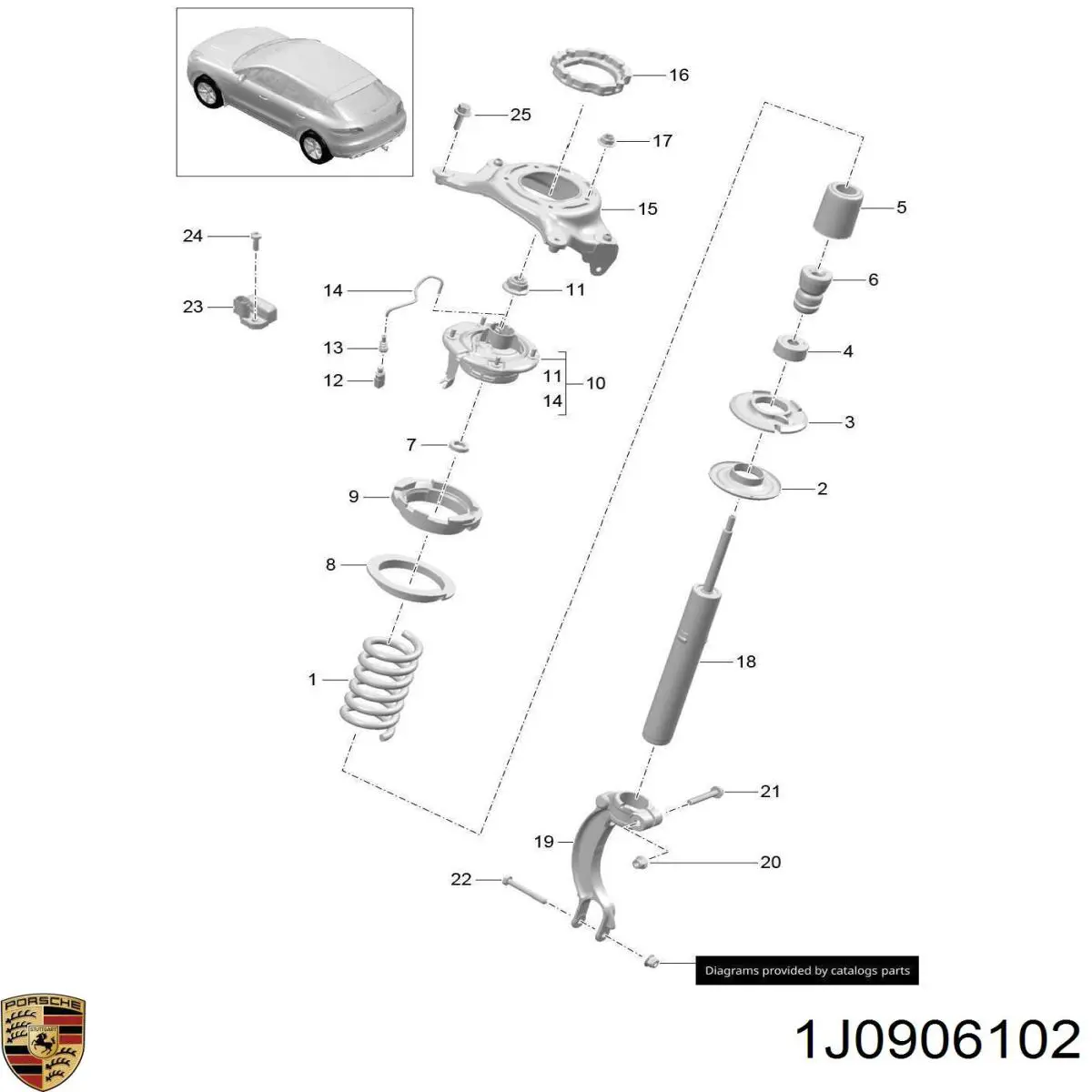 1J0906102 Porsche 