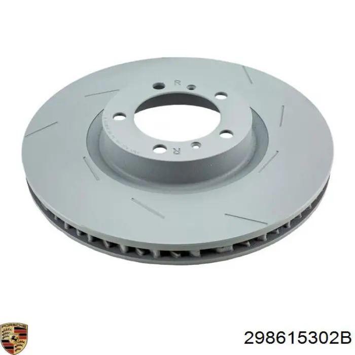 298615302B Porsche Гальмо дискове переднє