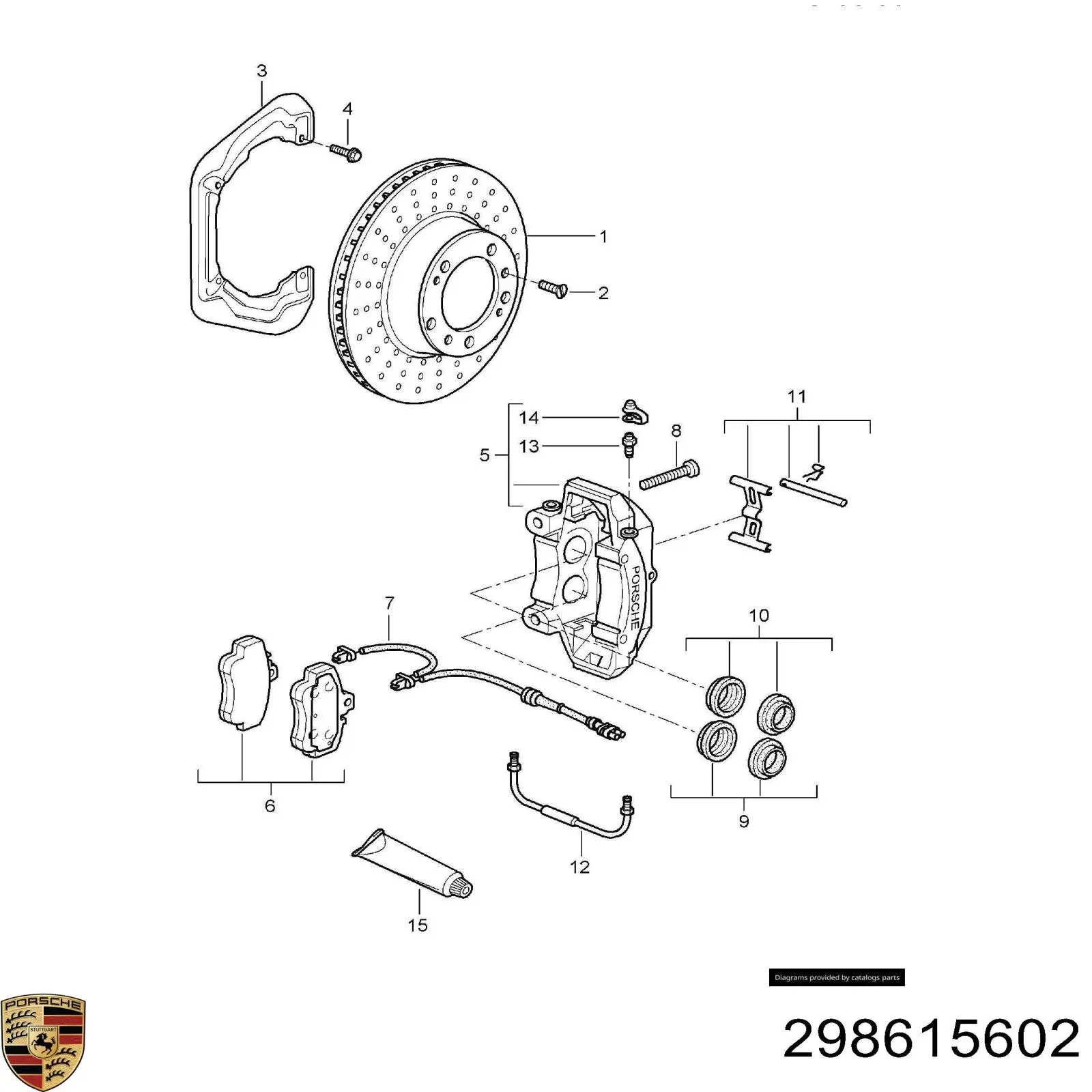 Задні дискові гальма SHW PRR39728 ціна, від 169.62 USD