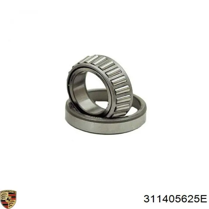 Підшипник маточини задньої, внутрішній 311405625E Porsche