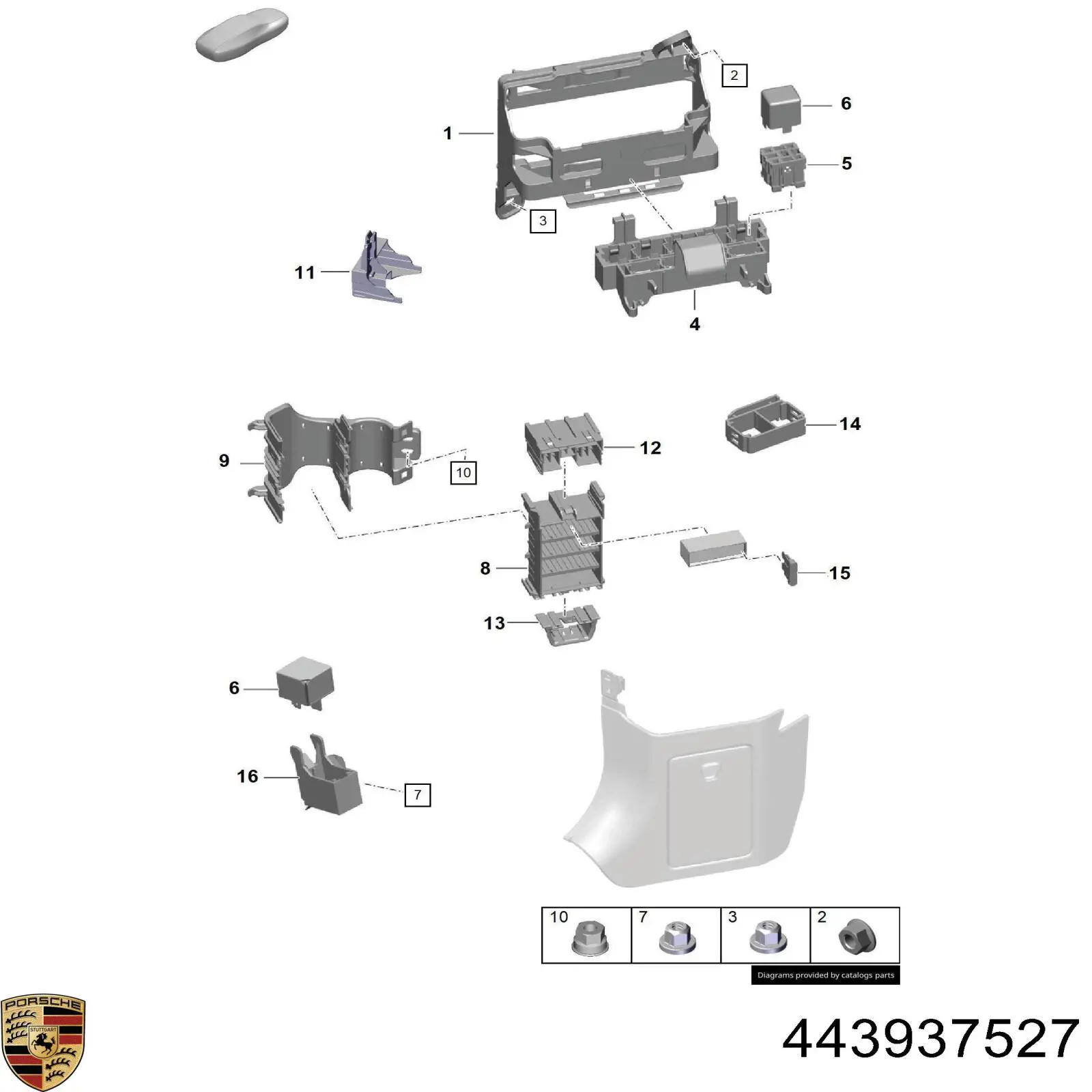 Монтажний блок VAG 3079375276