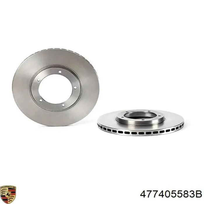 Диск переднього гальма Porsche 477405583B ціна, від 42.29 USD