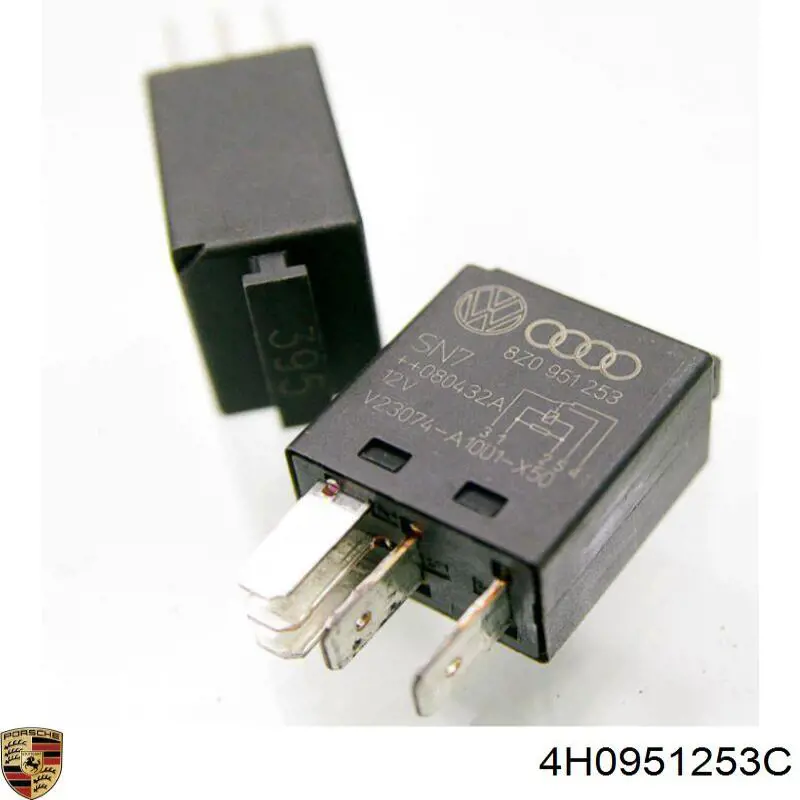 Реле стартера Porsche 4H0951253C ціна, від 1.39 USD