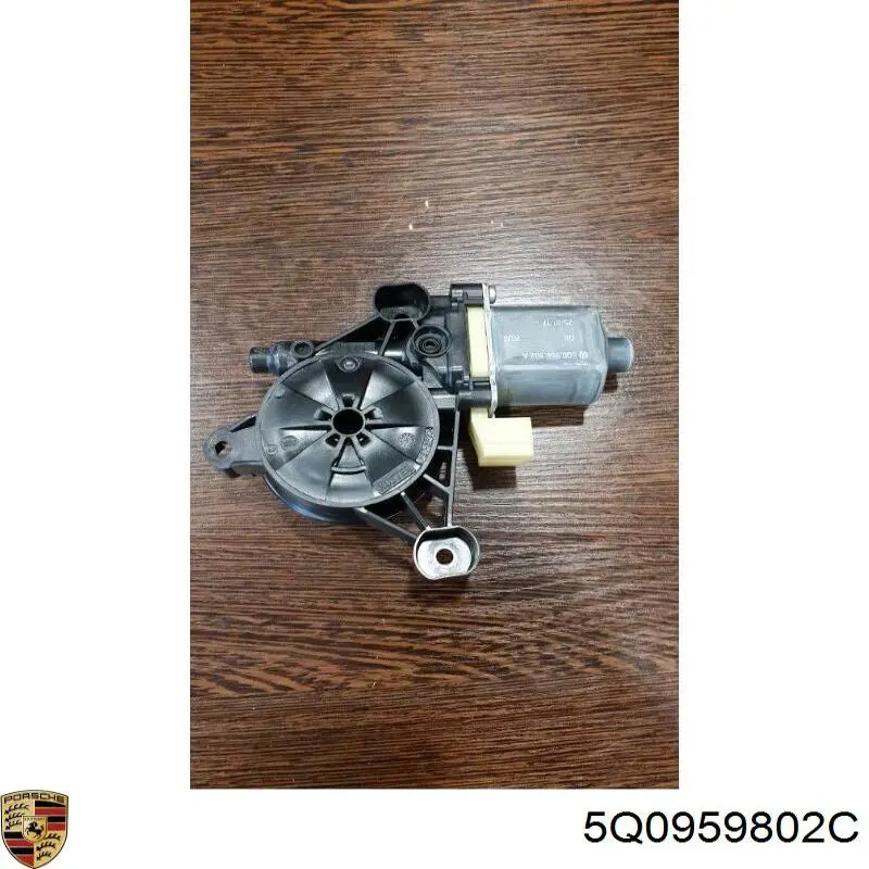5Q0959802C Porsche Мотор склопідйомника дверей передніх, правих