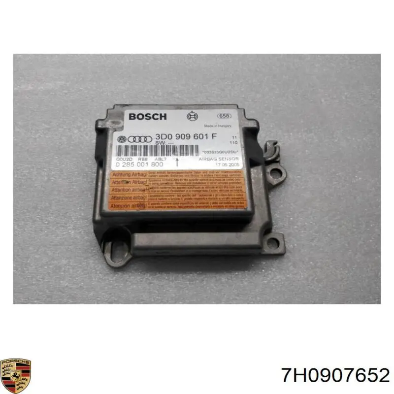 Датчик поперечного прискорення (ESP) Porsche 7H0907652 ціна, від 6.33 USD