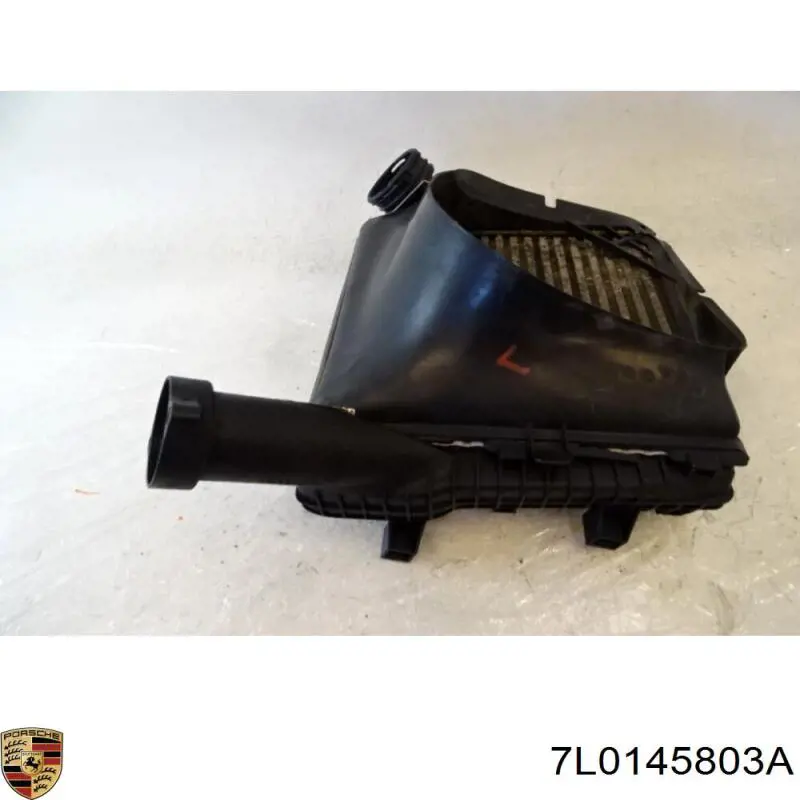 Купити 7L0145803A Porsche Радіатор интеркуллера