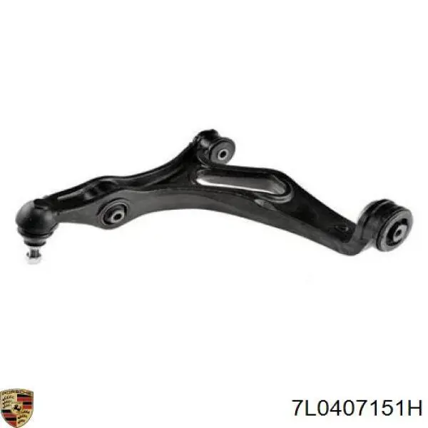 Купити 7L0407151H Porsche Лівий важіль передній нижній підвіски