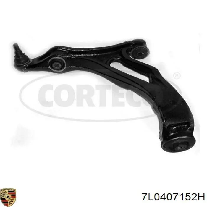 Купити 7L0407152H Porsche Важіль передньої підвіски нижній, правий