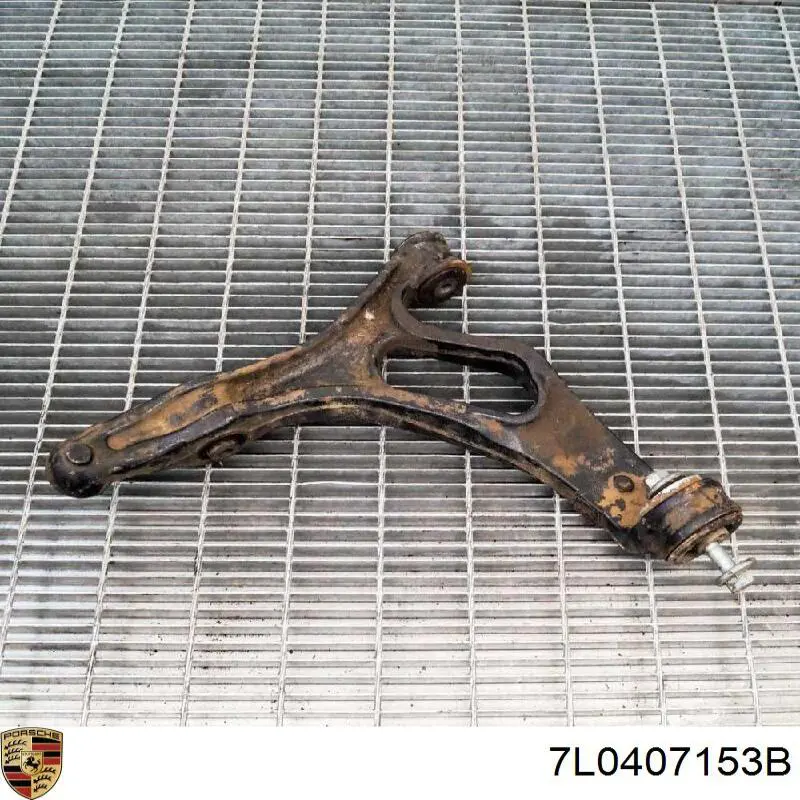 Купити 7L0407153B Porsche Лівий важіль передній нижній підвіски