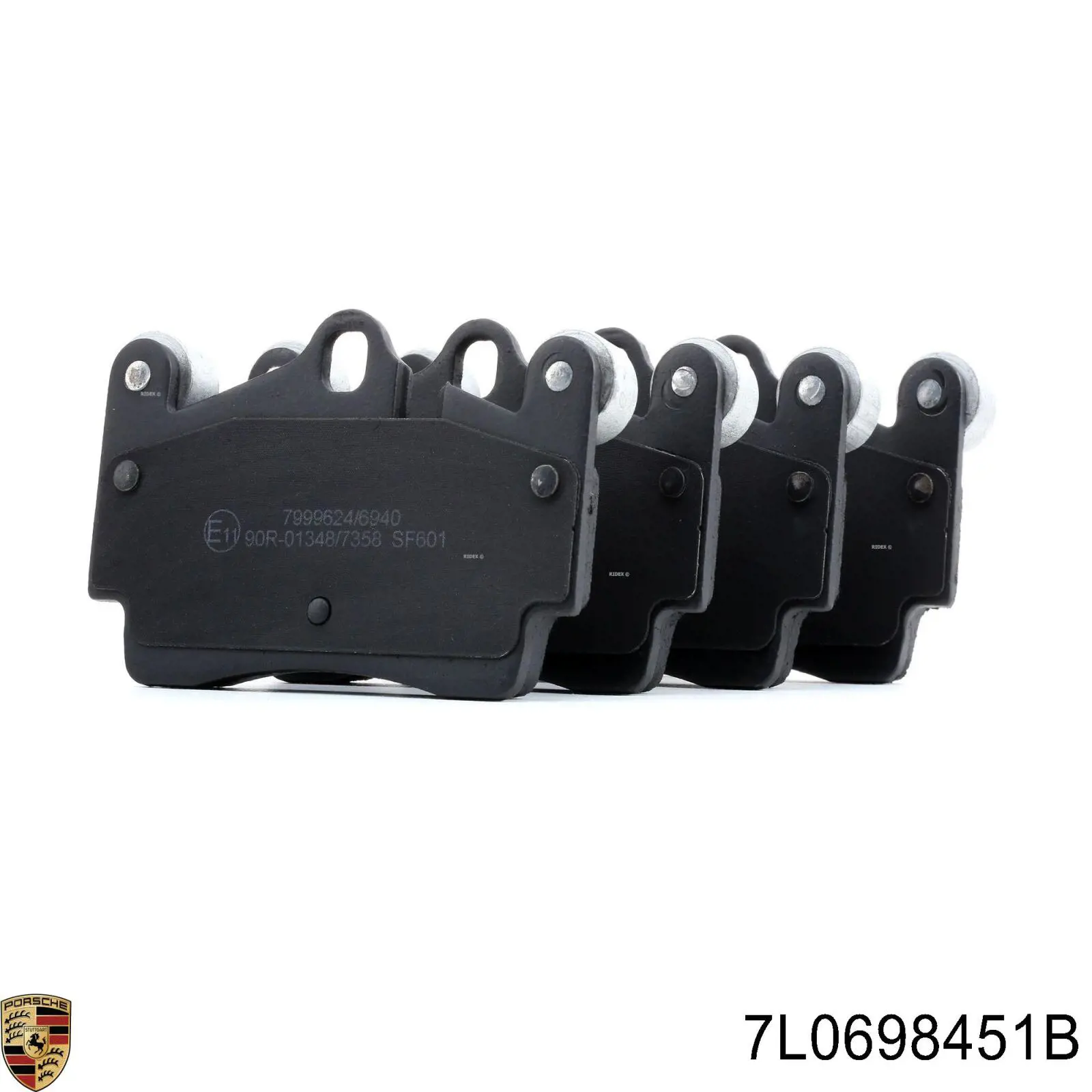 Задні гальмівні колодки Porsche 7L0698451B ціна, від 31.10 USD