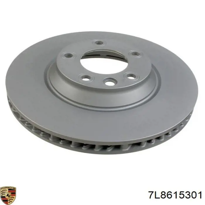 Диск переднього гальма Porsche 7L8615301 ціна, від 86.40 USD