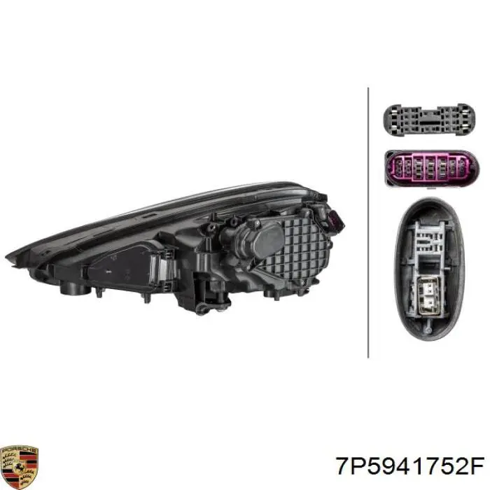  Porsche 7P5941752F ціна, від 633.47 USD