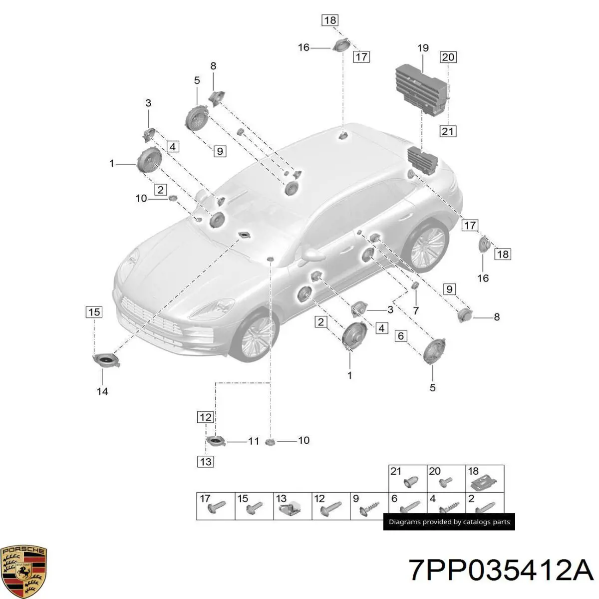  Porsche 7PP035412A ціна, від 28.33 USD