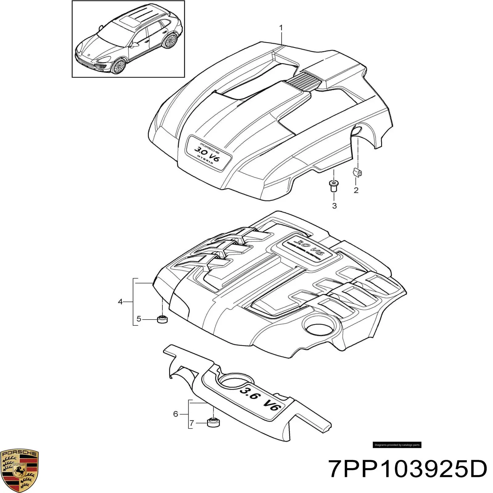  7PP103925F Porsche