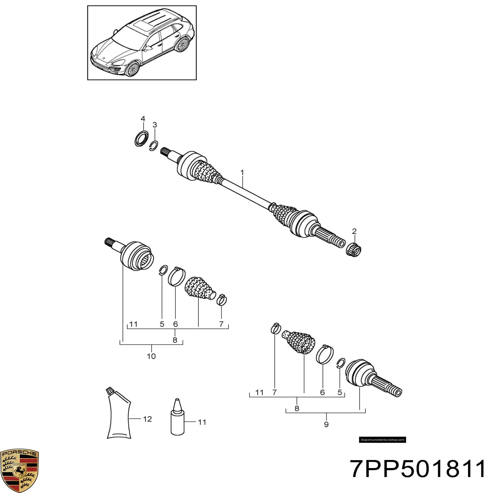  7PP501811 Porsche