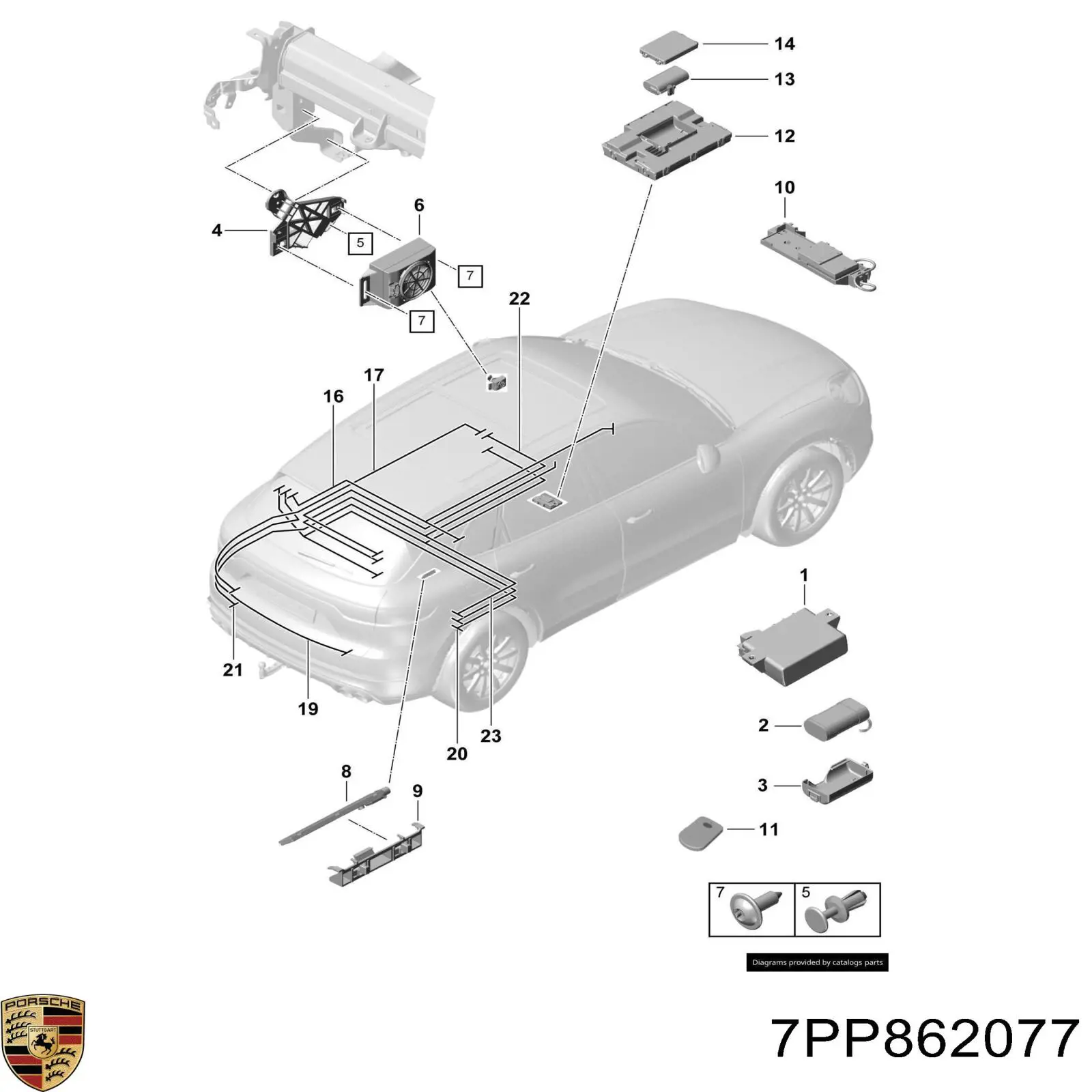 Купити 7PP862077 Porsche 