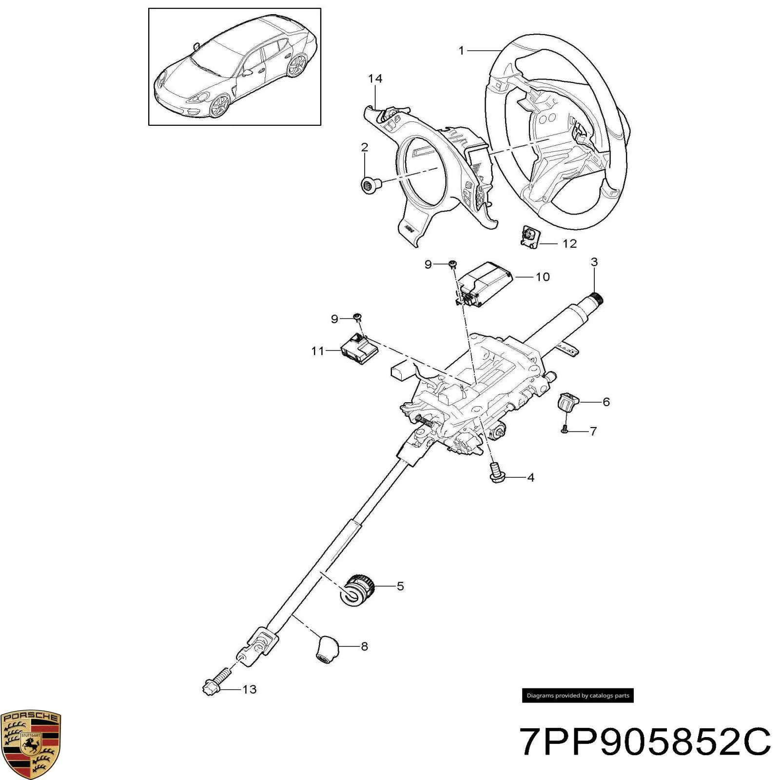 7PP905852C Porsche 