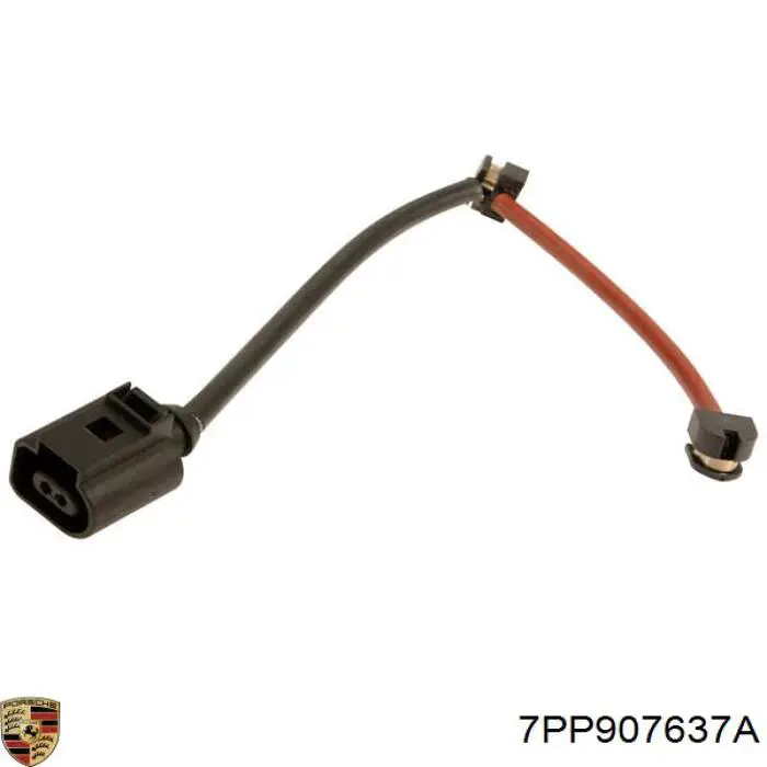 Купити 7PP907637A Porsche Датчик зносу гальмівних колодок, задній