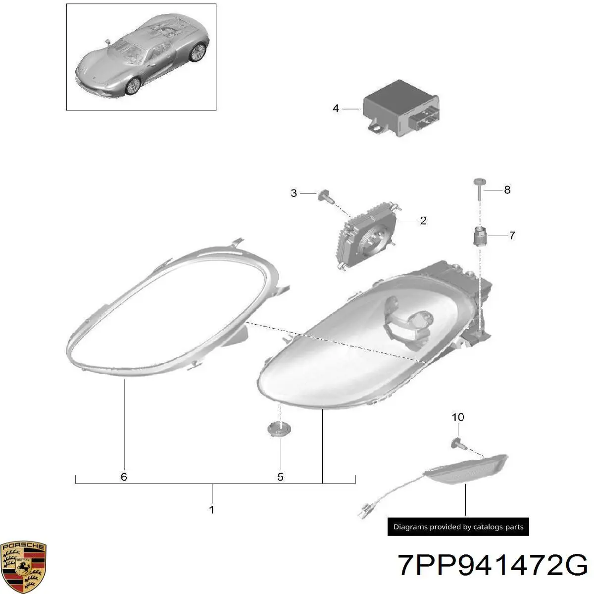 Купити 7PP941472H VAG Модуль керування (ЕБУ) світлом фар