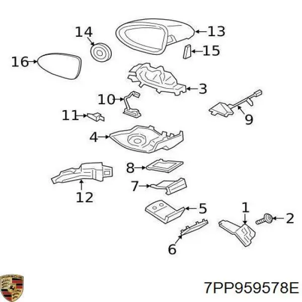  Porsche 7PP959578E ціна, від 198.44 USD