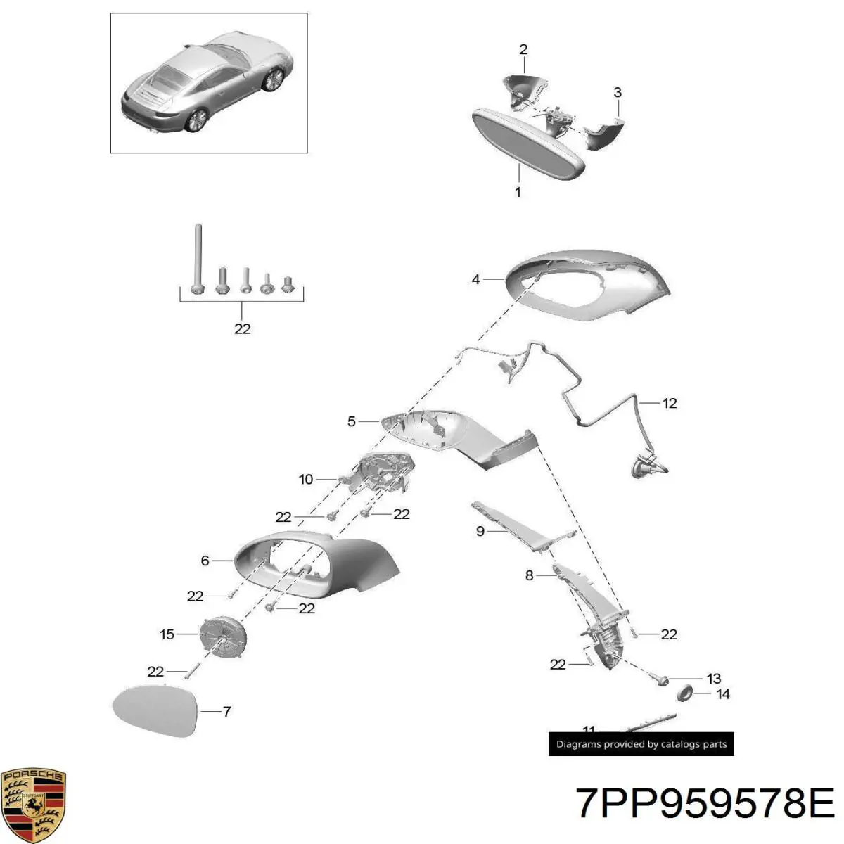 7PP959578E Porsche 