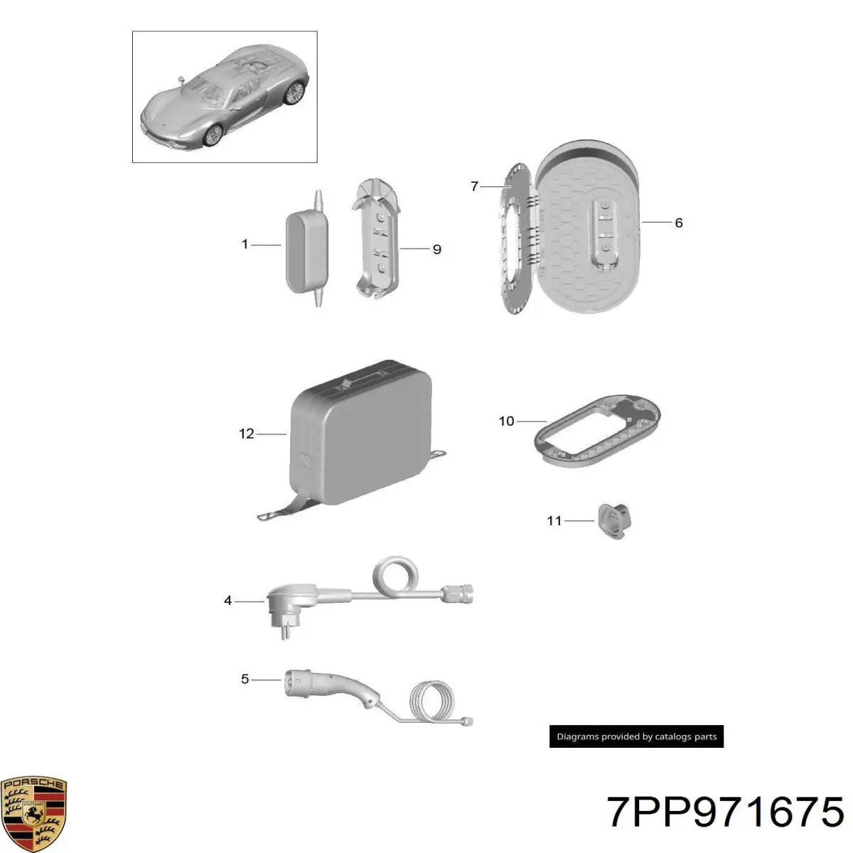  7PP971675B Porsche