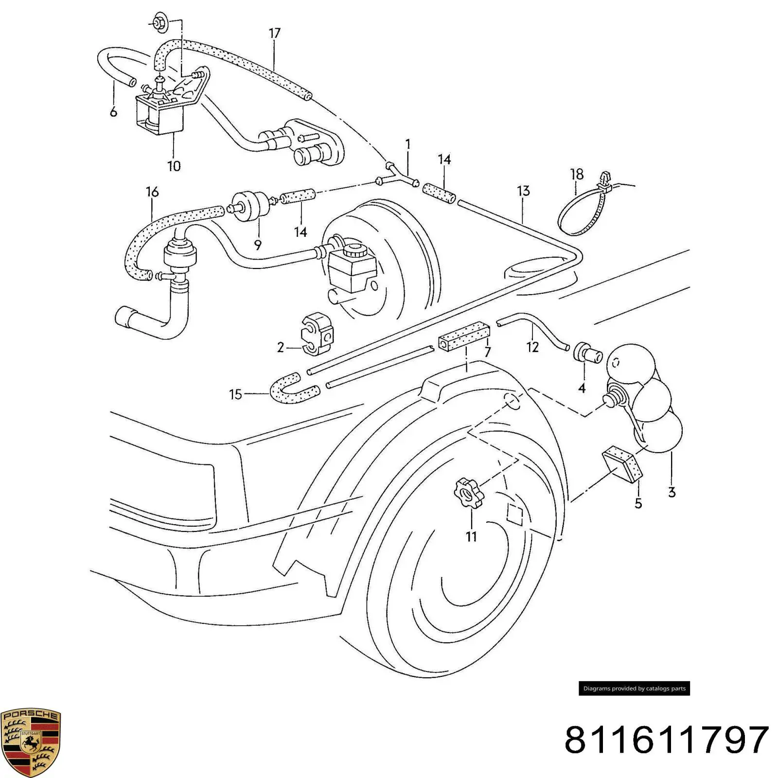 Купити 811611797 Porsche 
