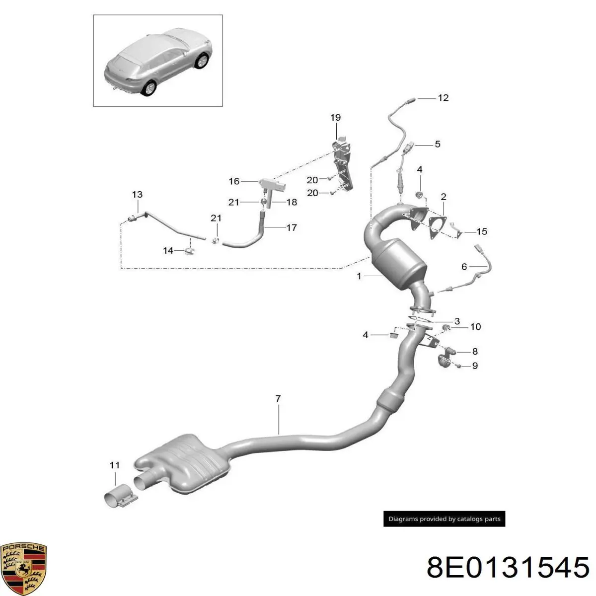  VAG 8E0131545 ціна, від 1.12 USD