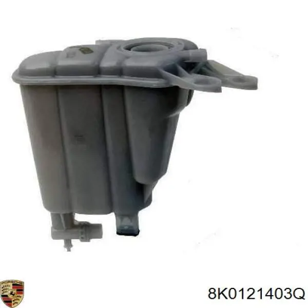 Бачок системи охолодження двигуна розширювальний Porsche 8K0121403Q ціна, від 16.47 USD