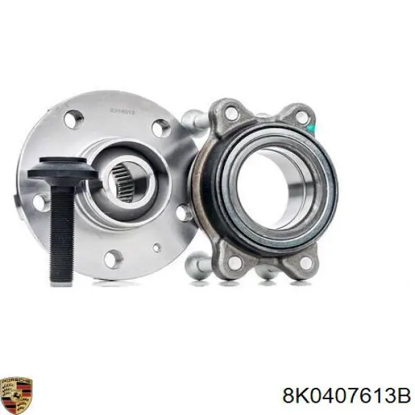 Купити 8K0407613B Porsche Маточини передніх коліс