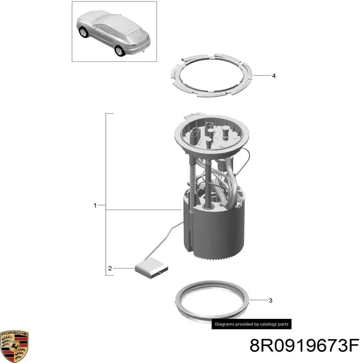 8R0919673F VAG Датчик бензобака