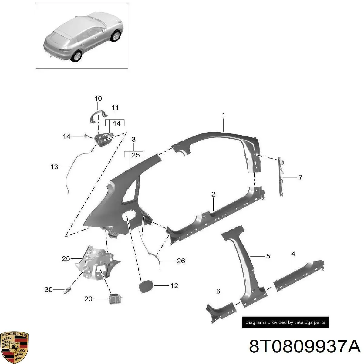  VAG 4F0809937 ціна, від 1.14 USD