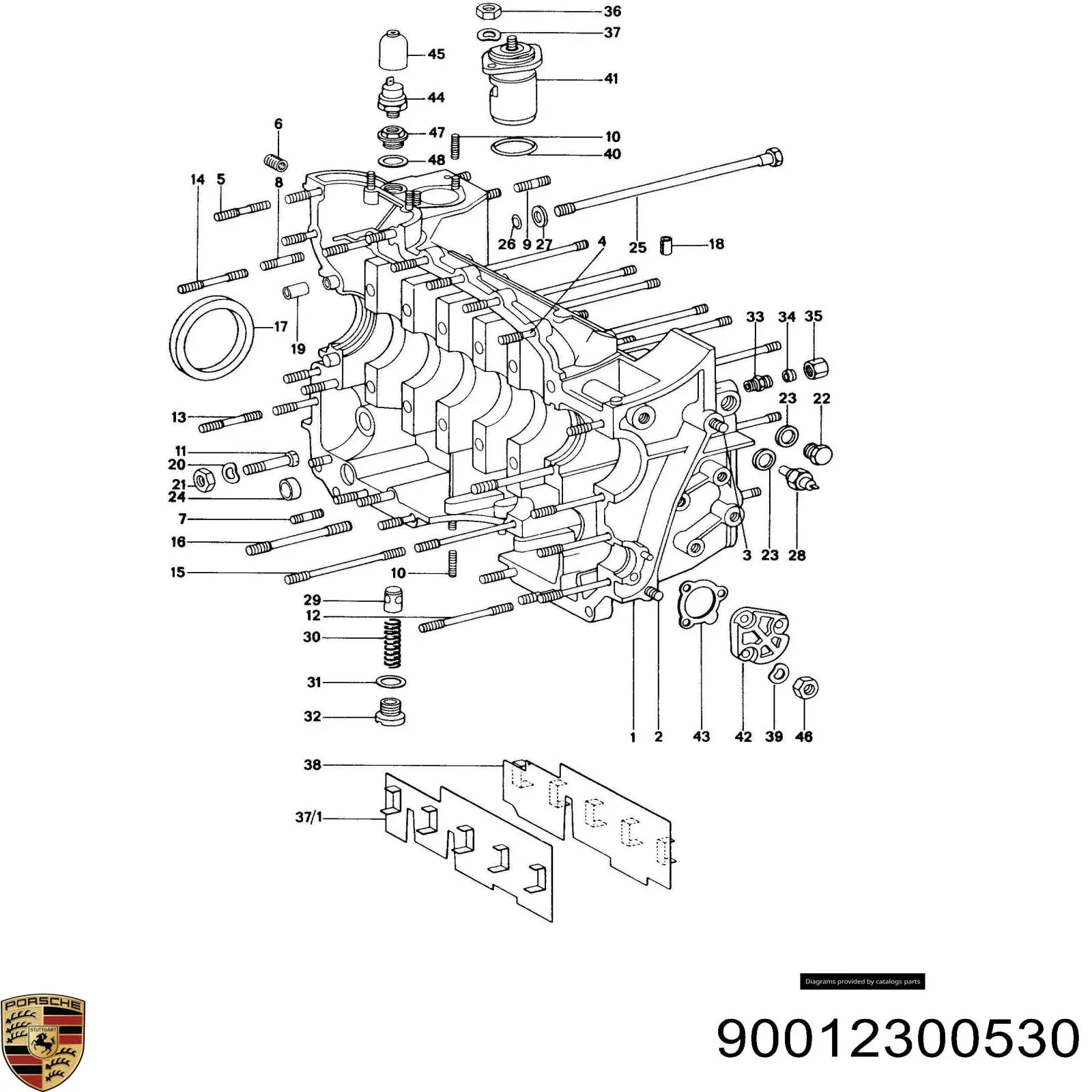  90012300530 Porsche