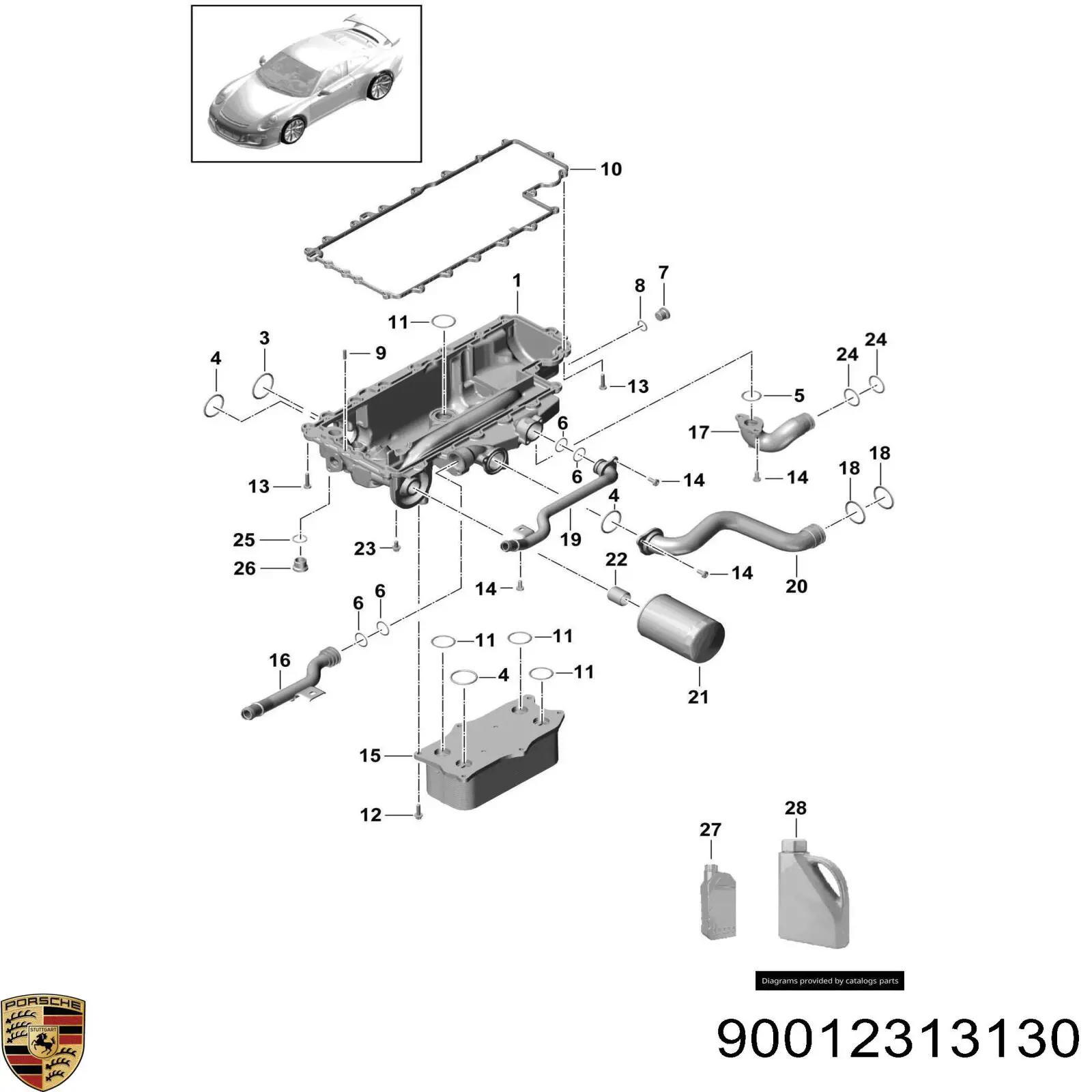  90012313130 Porsche