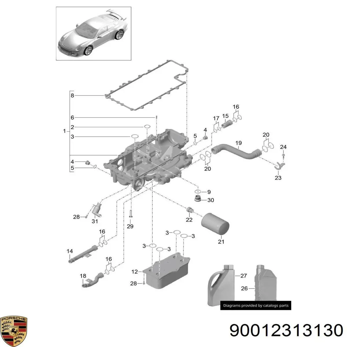  Porsche 90012313130