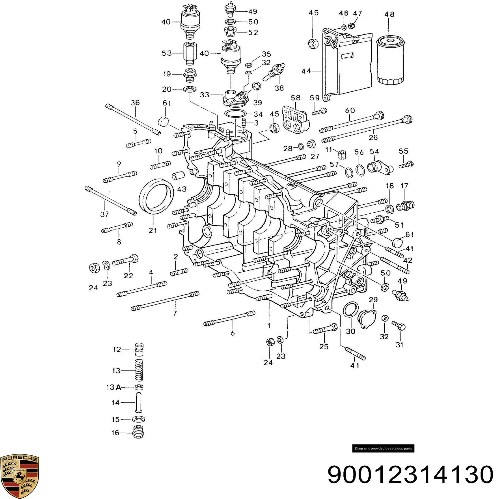 Купити 90012314130 Porsche 