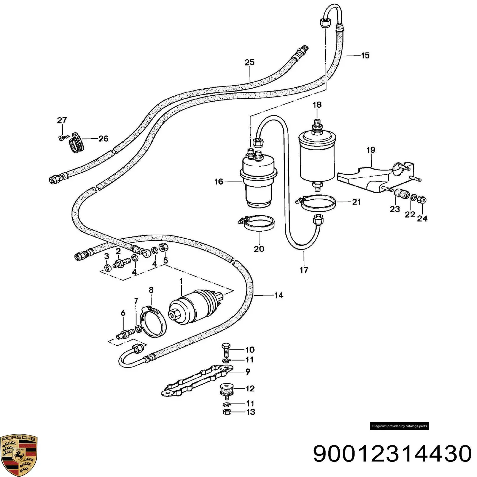  Porsche 90012314430 ціна, від 2.66 USD