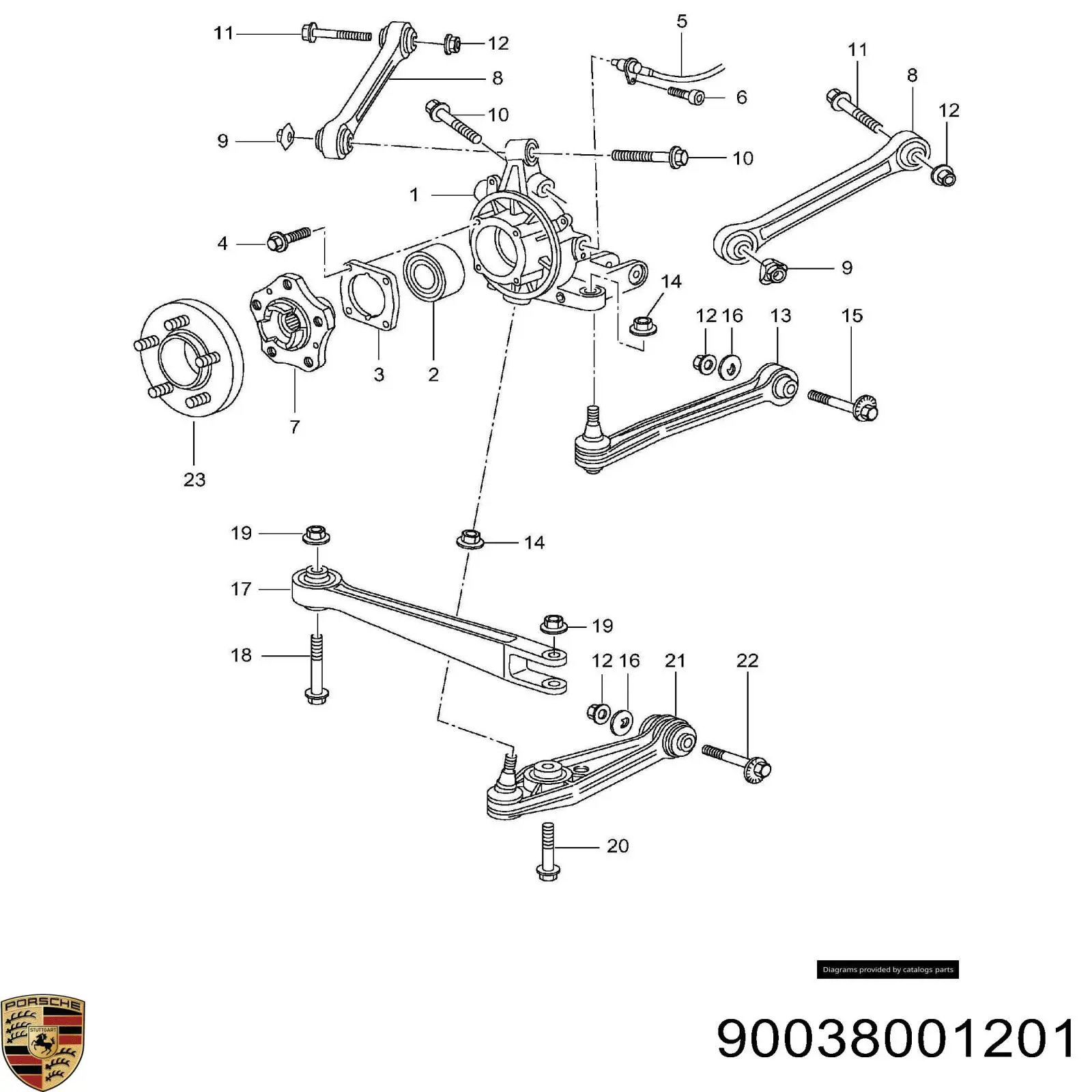 90038001201 Porsche 