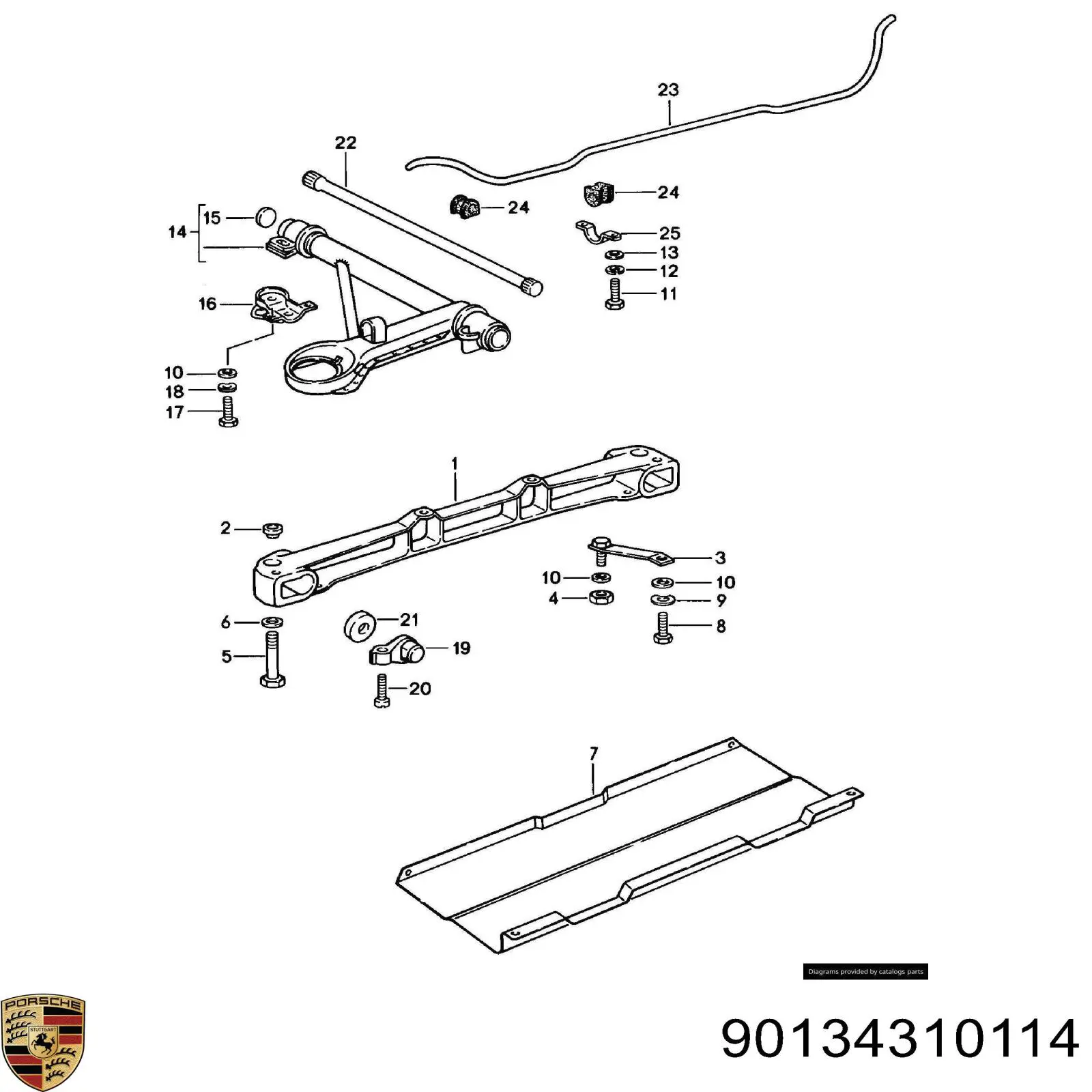  90134310114 Porsche