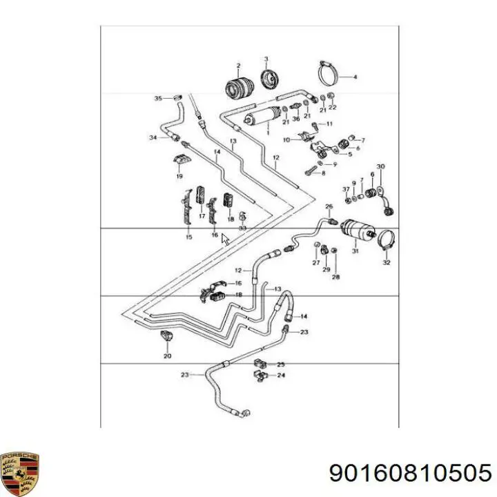 90160810505 Porsche 