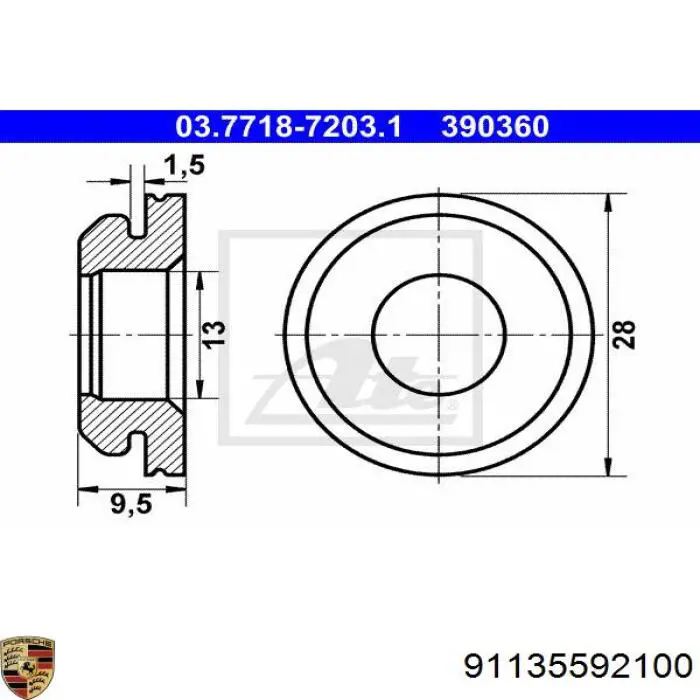  91135592100 Porsche