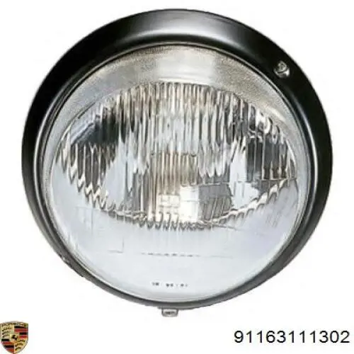 91163111302 Porsche Лампа-фара, ліва = правая