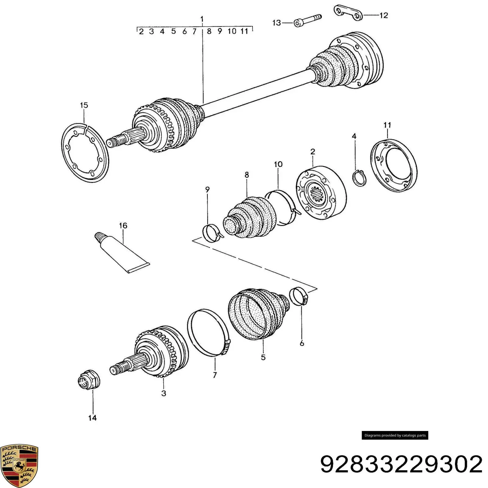 0023178 GKN-Spidan Пильник шарніра кутових швидкостей зовнішній задній