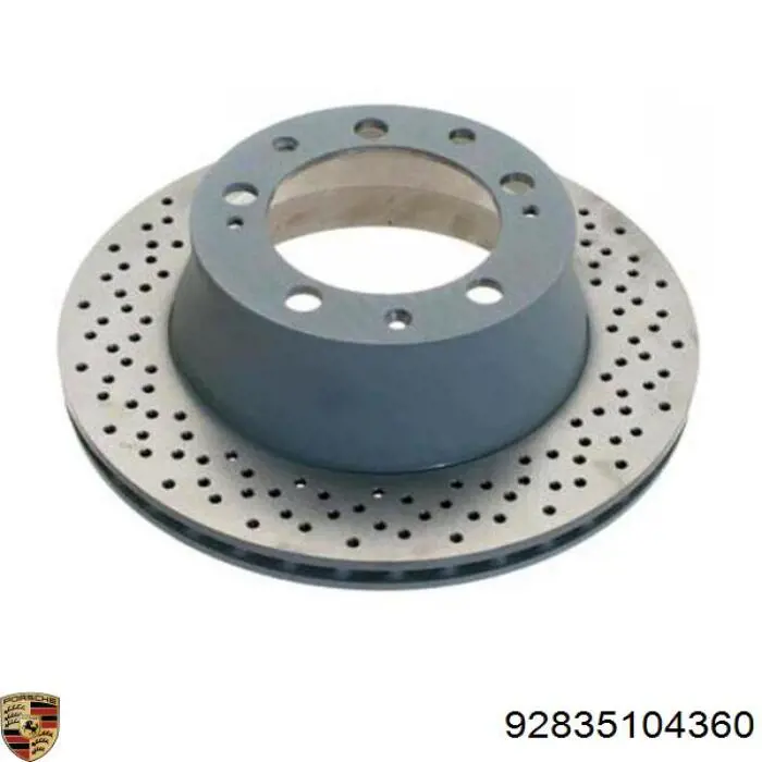 Диск переднього гальма Porsche 92835104303 ціна, від 28.44 USD