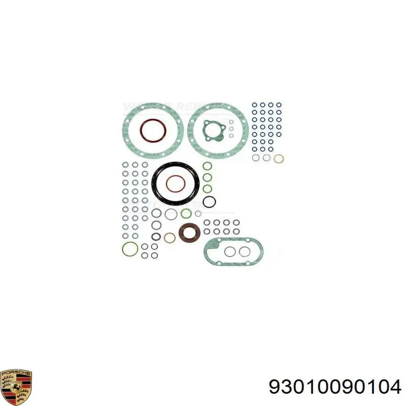 105571 Elring Комплект прокладок двигуна, нижній