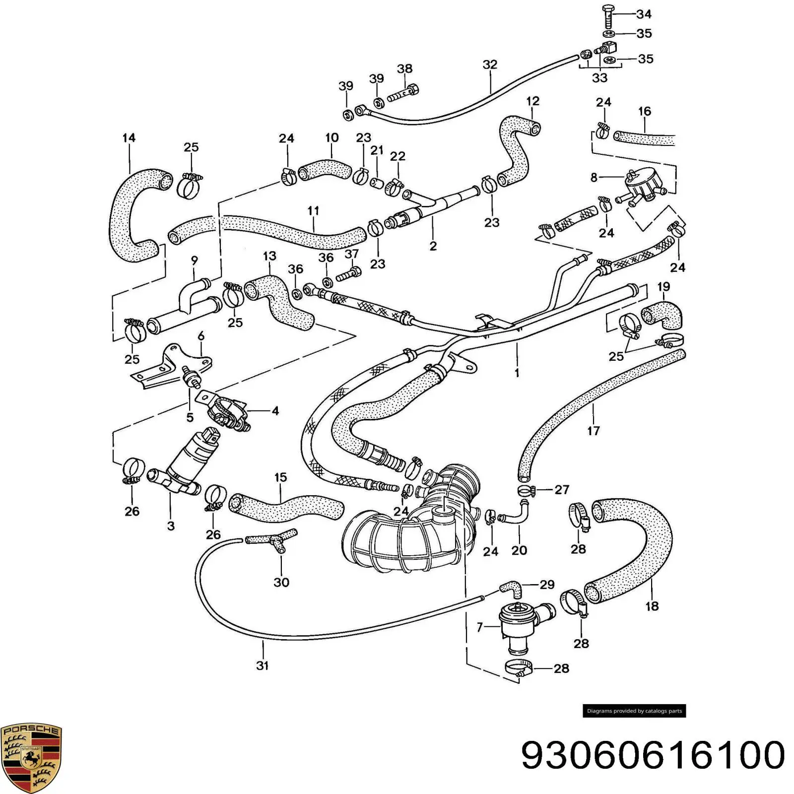 Клапан холостого ходу Porsche 93060616100 ціна, від 80.33 USD