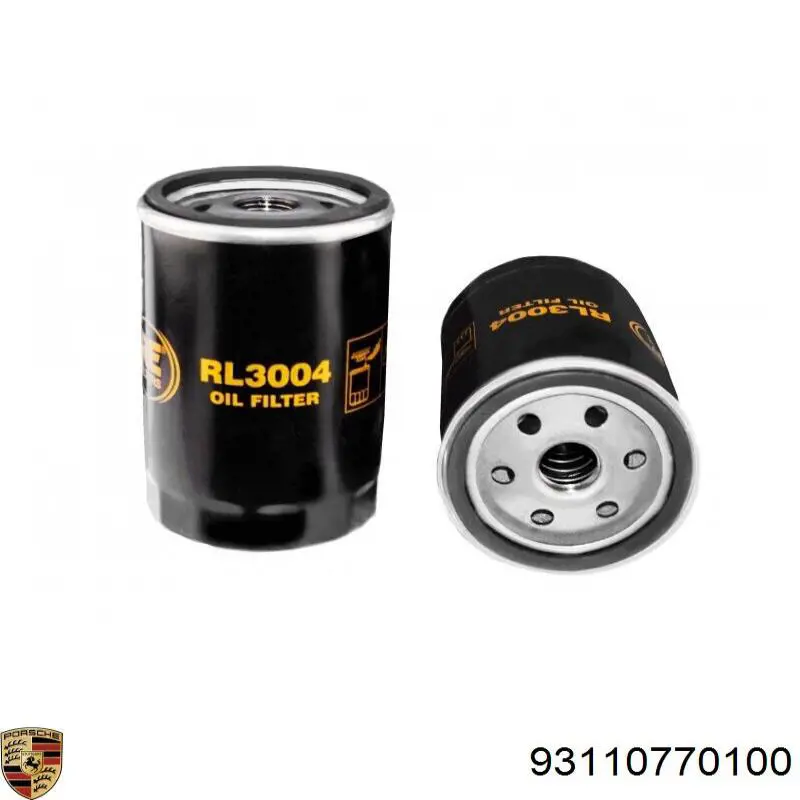 Масляний фільтр двигуна Porsche 93110770100 ціна, від 4.93 USD